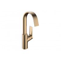 Змішувач для умивальника Hansgrohe Vivenis 210 для умивальника поворотний носик з д/к pop-up, бронзовий (75030140)