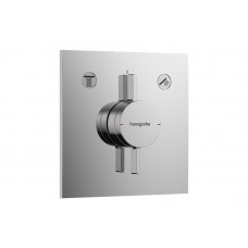 Смеситель для душа Hansgrohe скрытого монтажа DuoTurn E на 2 функции, хром (75417000)