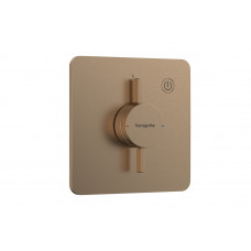 Смеситель для душа Hansgrohe скрытого монтажа DuoTurn Q на 1 функцию, бронзовый (75614140)