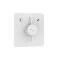 Смеситель для душа Hansgrohe скрытого монтажа DuoTurn Q на 2 функции, белый (75414700)