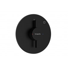 Смеситель для душа Hansgrohe скрытого монтажа DuoTurn S на 1 функцию, черный (75618670)