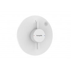 Смеситель для душа Hansgrohe скрытого монтажа DuoTurn S на 1 функцию, белый (75618700)