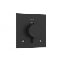 Смеситель для душа Hansgrohe Термостат скрытого монтажа Ecostat Comfort E на 2 функции, черный (33711670)