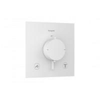 Смеситель для душа Hansgrohe Термостат скрытого монтажа Ecostat Comfort E на 2 функции, белый (33711700)