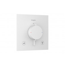 Змішувач для душу Hansgrohe Термостат прихованого монтажу Ecostat Comfort E на 2 функції, білий (33711700)