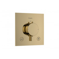 Смеситель для душа Hansgrohe Термостат скрытого монтажа Ecostat Comfort E на 2 функции, золотой (33711990)