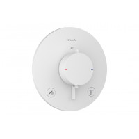 Змішувач для душу Hansgrohe Термостат прихованого монтажу Ecostat Comfort S на 2 функції, білий (33715700)