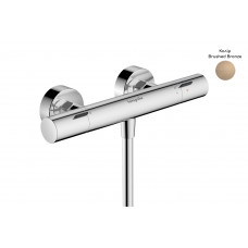 Змішувач для душу Hansgrohe з термостатом для душу Ecostat Fine, бронзовий (13324140)