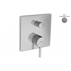 Смеситель для душа Hansgrohe Finoris скрытого монтажа для ванны/душа, черный хром (76415340)