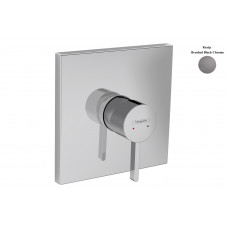 Смеситель для душа Hansgrohe Finoris скрытого монтажа, черный хром (76615340)
