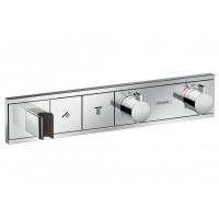 Смеситель для душа Hansgrohe Термостат скрытого монтажа RainSelect на 2 клавиши, хром (15355000)