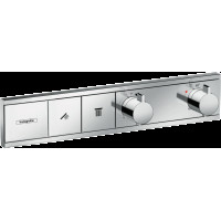 Змішувач для душу Hansgrohe Термостат прихованого монтажу RainSelect на 2 клавіші, хром (15380000)
