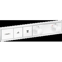 Смеситель для душа Hansgrohe Термостат скрытого монтажа RainSelect на 2 клавиши, белый (15380700)