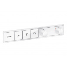 Смеситель для душа Hansgrohe Термостат скрытого монтажа RainSelect на 3 клавиши, белый (15381700)