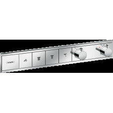 Смеситель для душа Hansgrohe Термостат скрытого монтажа RainSelect на 4 клавиши, хром (15382000)