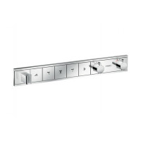 Смеситель для душа Hansgrohe Термостат скрытого монтажа RainSelect на 5 клавиш, хром (15358000)