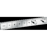 Смеситель для душа Hansgrohe Термостат скрытого монтажа RainSelect на 5 клавиш, хром (15384000)