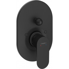 Смеситель для душа Hansgrohe Rebris S скрытого монтажа ванна/душ 200, черный (72449670)