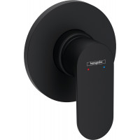 Смеситель для душа Hansgrohe Rebris S скрытого монтажа для душа d110, черный (72649670)