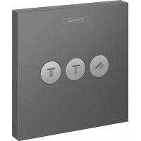Смеситель для душа Hansgrohe Переключатель ShowerSelect на 3 кнопки, черный хром (15764340)