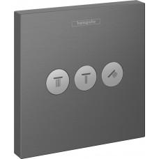Змішувач для душу Hansgrohe Перемикач ShowerSelect на 3 клавіші, чорний хром (15764340)