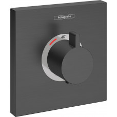 Змішувач для душу Hansgrohe Термостат прихованого монтажу ShowerSelect Highﬂow, чорний хром (15760340)