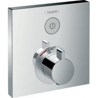 Смеситель для душа Hansgrohe Термостат скрытого монтажа ShowerSelect на 1 клавишу, хром (15762000)