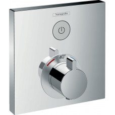 Змішувач для душу Hansgrohe Термостат прихованого монтажу ShowerSelect на 1 клавішу, хром (15762000)