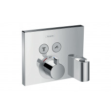 Смеситель для душа Hansgrohe Термостат скрытого монтажа ShowerSelect на 2 клавиши с Fix Fit, хром (15765000)