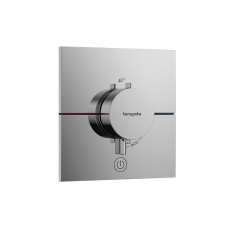 Змішувач для душу Hansgrohe Термостат прихованого монтажу ShowerSelect Comfort E HighFlow на 1 функцію, хром (15575000)