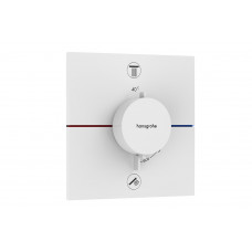 Змішувач для душу Hansgrohe Термостат прихованого монтажу ShowerSelect Comfort E на 2 функції, білий (15572700)