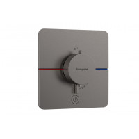 Смеситель для душа Hansgrohe Термостат скрытого монтажа ShowerSelect Comfort Q HighFlow на 1 функцию, черный хром (15589340)