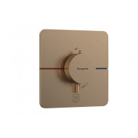 Змішувач для душу Hansgrohe Термостат прихованого монтажу ShowerSelect Comfort Q HighFlow на 1 функцію, бронзовий (15589140)