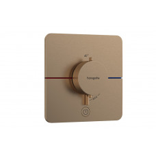 Змішувач для душу Hansgrohe Термостат прихованого монтажу ShowerSelect Comfort Q HighFlow на 1 функцію, бронзовий (15589140)
