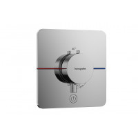 Смеситель для душа Hansgrohe Термостат скрытого монтажа ShowerSelect Comfort Q HighFlow на 1 функцию, хром (15589000)