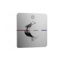 Змішувач для душу Hansgrohe Термостат прихованого монтажу ShowerSelect Comfort Q на 1 функцію, хром (15581000)