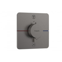 Змішувач для душу Hansgrohe Термостат прихованого монтажу ShowerSelect Comfort Q на 2 функції, чорний хром (15583340)
