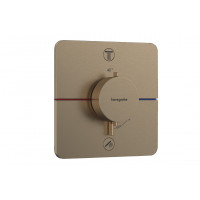 Змішувач для душу Hansgrohe Термостат прихованого монтажу ShowerSelect Comfort Q на 2 функції, бронзовий (15583140)
