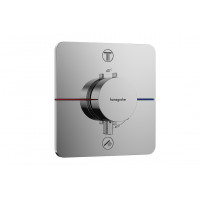 Змішувач для душу Hansgrohe Термостат прихованого монтажу ShowerSelect Comfort Q на 2 функції, хром (15583000)