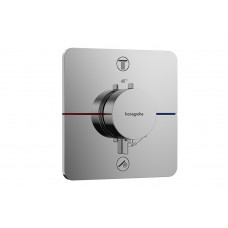 Змішувач для душу Hansgrohe Термостат прихованого монтажу ShowerSelect Comfort Q на 2 функції, хром (15583000)