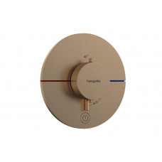 Змішувач для душу Hansgrohe Термостат прихованого монтажу ShowerSelect Comfort S HighFlow на 1 функцію, бронзовий (15562140)
