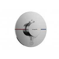 Змішувач для душу Hansgrohe Термостат прихованого монтажу ShowerSelect Comfort S HighFlow на 1 функцію, хром (15562000)