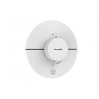 Смеситель для душа Hansgrohe Термостат скрытого монтажа ShowerSelect Comfort S HighFlow на 1 функцию, белый (15562700)