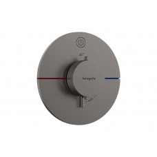 Змішувач для душу Hansgrohe Термостат прихованого монтажу ShowerSelect Comfort S на 1 функцію, чорний хром (15553340)