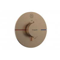 Змішувач для душу Hansgrohe Термостат прихованого монтажу ShowerSelect Comfort S на 1 функцію, бронзовий (15553140)