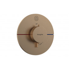 Змішувач для душу Hansgrohe Термостат прихованого монтажу ShowerSelect Comfort S на 1 функцію, бронзовий (15553140)