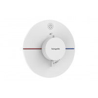 Змішувач для душу Hansgrohe Термостат прихованого монтажу ShowerSelect Comfort S на 1 функцію, білий (15553700)