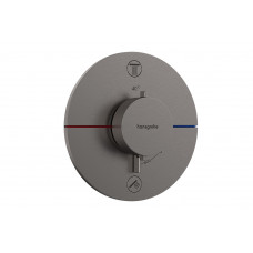 Змішувач для душу Hansgrohe Термостат прихованого монтажу ShowerSelect Comfort S на 2 функції, чорний хром (15554340)