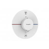 Смеситель для душа Hansgrohe Термостат скрытого монтажа ShowerSelect Comfort S на 2 функции, белый (15554700)