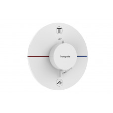Змішувач для душу Hansgrohe Термостат прихованого монтажу ShowerSelect Comfort S на 2 функції, білий (15554700)